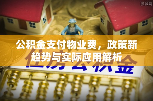 达仁公积金支付物业费，政策新趋势与实际应用解析