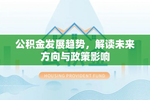 达仁公积金发展趋势，解读未来方向与政策影响