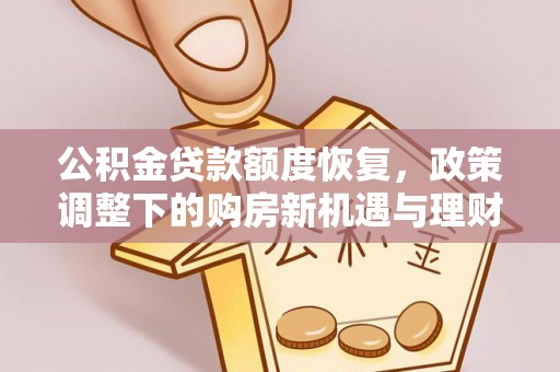 达仁公积金贷款额度恢复，政策调整下的购房新机遇与理财规划