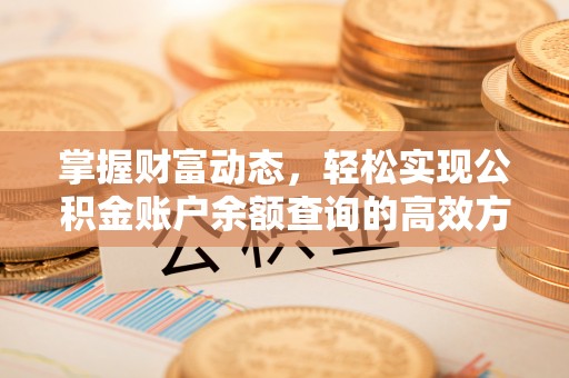 达仁掌握财富动态，轻松实现公积金账户余额查询的高效方法