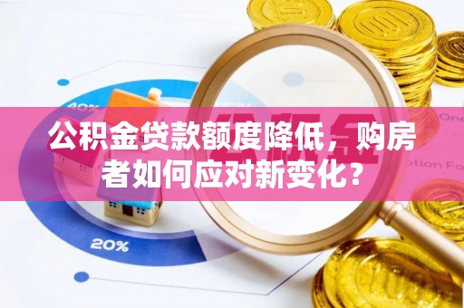 达仁公积金贷款额度降低，购房者如何应对新变化？