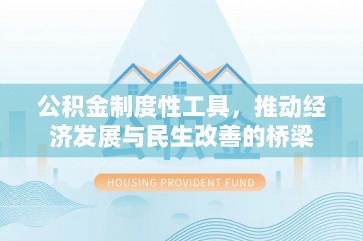 达仁公积金制度性工具，推动经济发展与民生改善的桥梁