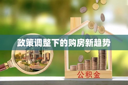 达仁政策调整下的购房新趋势
