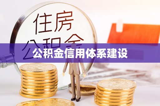 达仁公积金信用体系建设