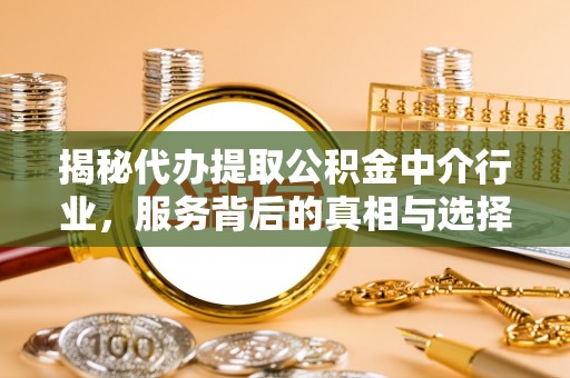 达仁揭秘代办提取公积金中介行业，服务背后的真相与选择指南