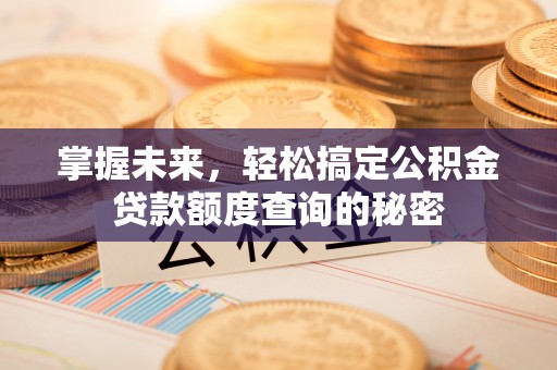 达仁掌握未来，轻松搞定公积金贷款额度查询的秘密