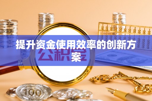达仁提升资金使用效率的创新方案