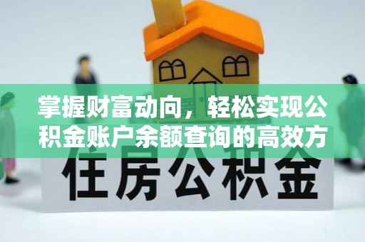达仁掌握财富动向，轻松实现公积金账户余额查询的高效方式
