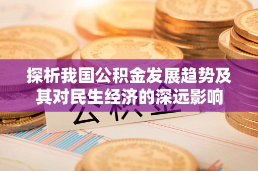 达仁探析我国公积金发展趋势及其对民生经济的深远影响