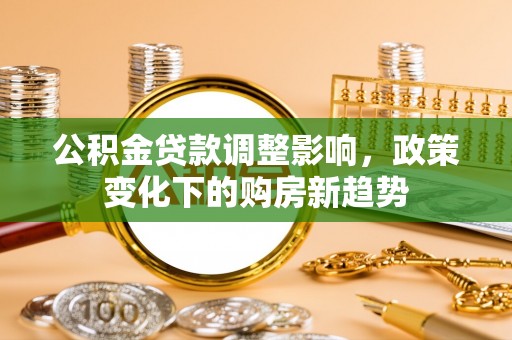 达仁公积金贷款调整影响，政策变化下的购房新趋势