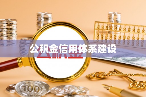 达仁公积金信用体系建设