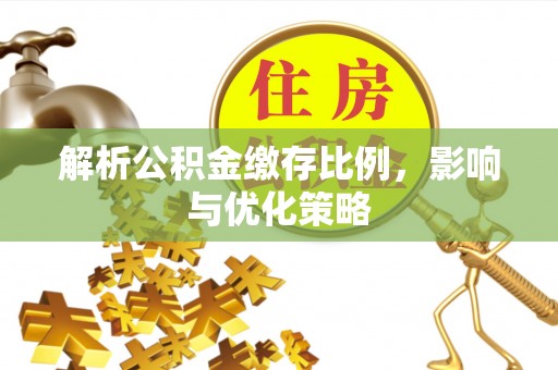 达仁解析公积金缴存比例，影响与优化策略