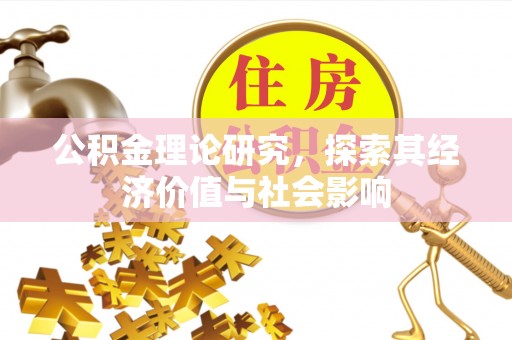 达仁公积金理论研究，探索其经济价值与社会影响