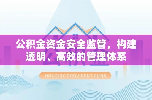 达仁公积金资金安全监管，构建透明、高效的管理体系
