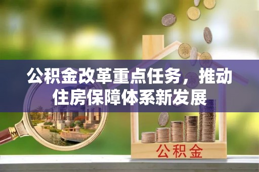 达仁公积金改革重点任务，推动住房保障体系新发展