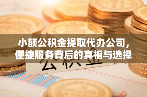 达仁小额公积金提取代办公司，便捷服务背后的真相与选择