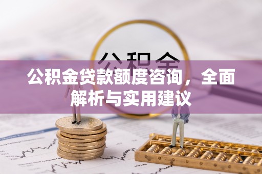 达仁公积金贷款额度咨询，全面解析与实用建议