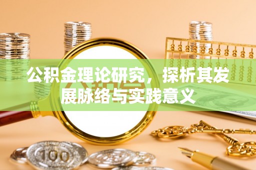 达仁公积金理论研究，探析其发展脉络与实践意义
